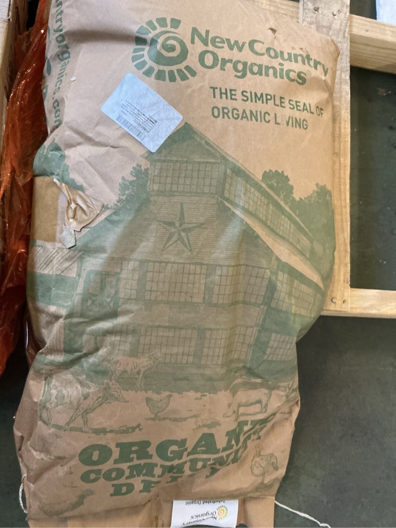 Condition photo showing Good Condition for New Country Organics Alfalfa Meal Plant Fertilizer & Feed Supplement - Certified Organic & Non-GMO - Feed Grade - Suitable As Organic Feed Supplement & Organic Fertilizer - 50 Lbs