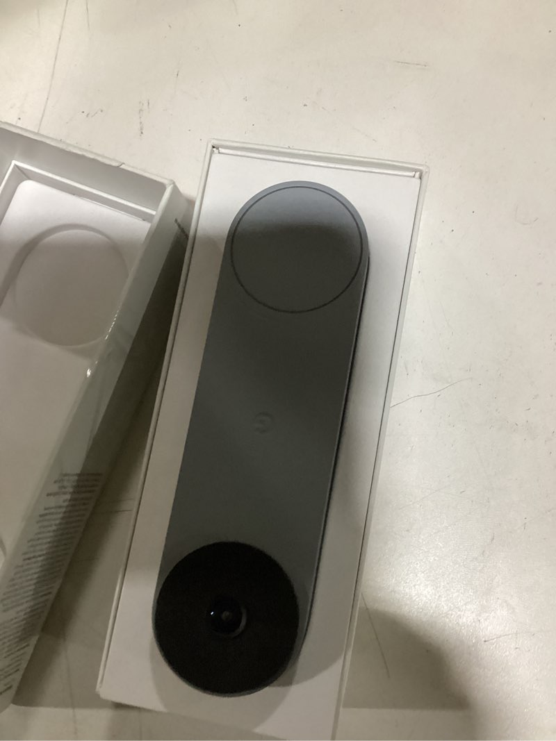Condition photo showing Good Condition for google nest doorbell (battery) - ash ash 1 count (pack of 1) nest doorbell - battery