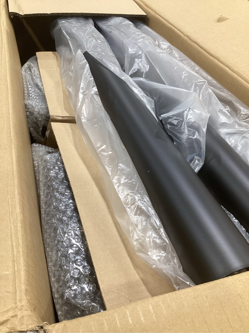 Condition photo showing As Is for vevor stanchion post, 8 pcs stanchions with retractable belts, carbon steel black stanchions queue with sand injection hollow base, crowd control barriers for theaters, parties, weddings, exhibitions black & black 1