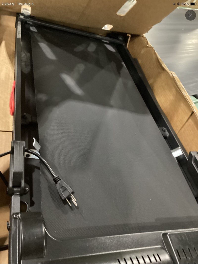 Condition photo showing As Is for walkind pad treadmill for home