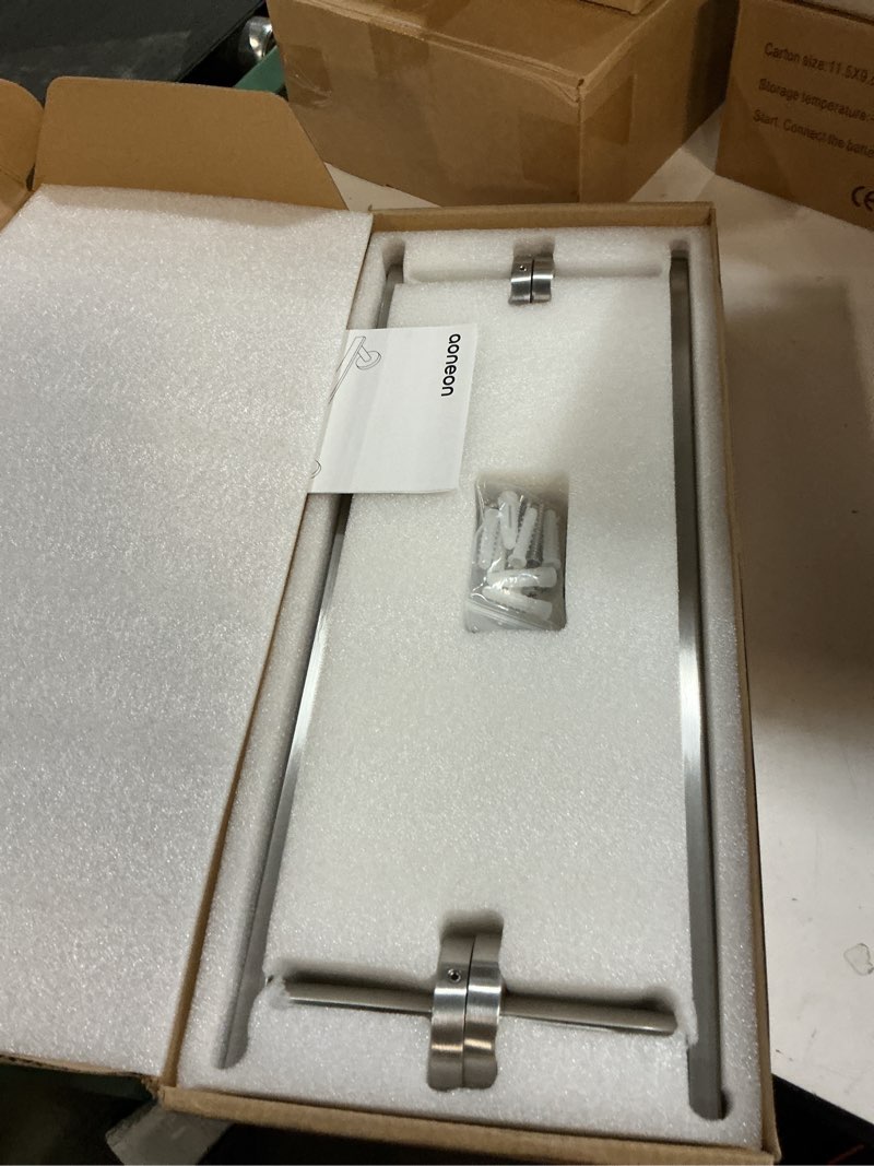 Condition photo showing New/Like New for 16 Inch Bathroom Towel Bar Bath Towel Rack Kitchen Towel Holder Towel Hanger Wall Mounted SUS304 Stainless Steel Polished Chrome AN4001CH-L16 Polished Chrome 16-Inch