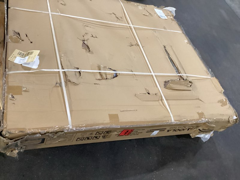 Condition photo showing As Is for joola inside professional mdf indoor ping pong table with quick clamp table tennis net and post set - 10 minute easy assembly - tournament quality - foldable with single player playback mode