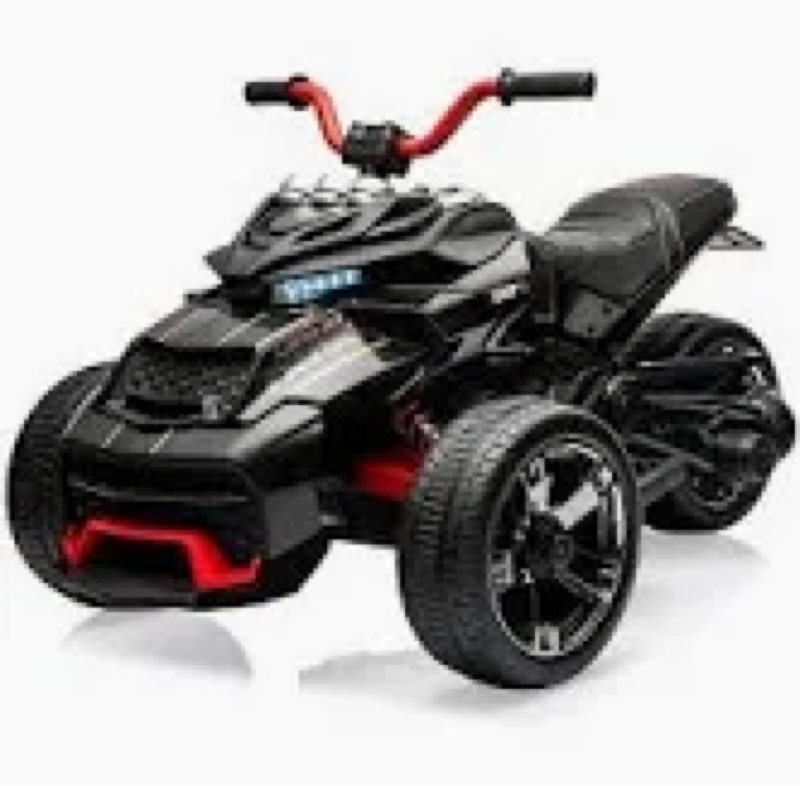 12V 3 Wheeler Ride On ATV Electric Motorcycle