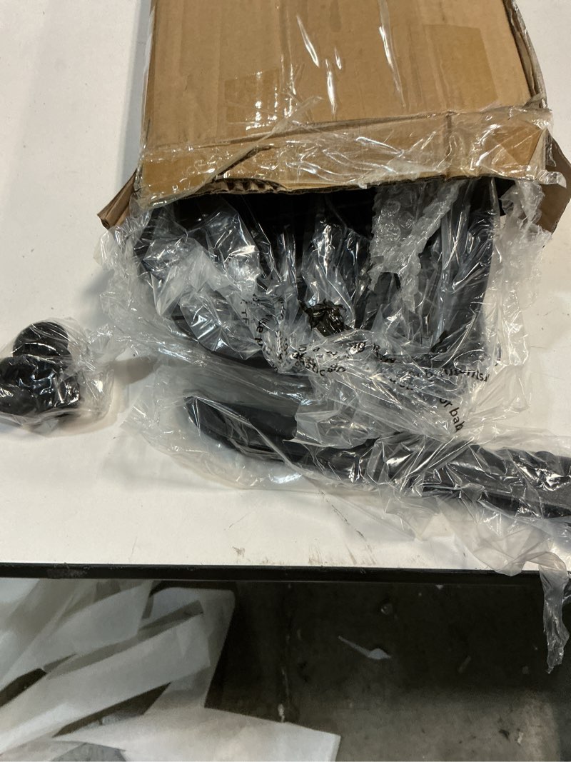 Condition photo showing New/Like New for DYTesa Corner Shower Caddy Tension Pole, Rust Proof Bathroom Storage Organizer with 4-Tier adjustable Shelves, Fits 101.6”-122”, Black