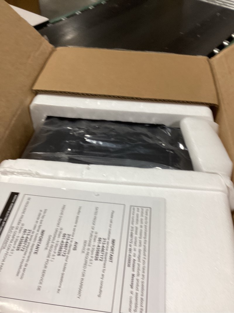 Condition photo showing New/Like New for Electric Fireplace Stove, 1500W, Fast Heating, X Infrared Fireplace Heater with Remote Control, 8H Timer, Freestanding Stove with Adjustable 3D Flame Overheat Protection, Indoor Fireplace 24.3"H Black