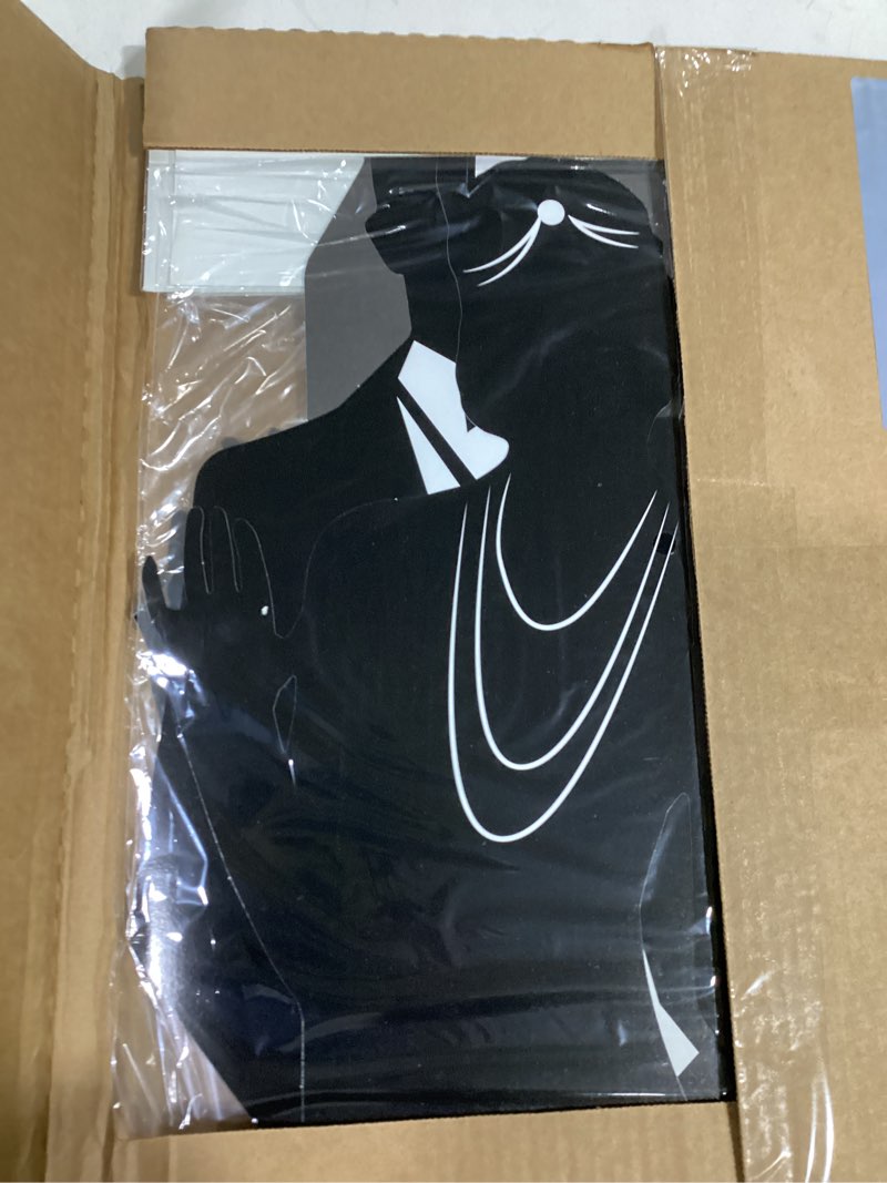 Condition photo showing As Is for beistle 6-piece roaring 20's cutouts, great gatsby party decorations, 20's theme décor, swing dancer speakeasy party supplies, 37" great 20's silhouettes (6-pack)