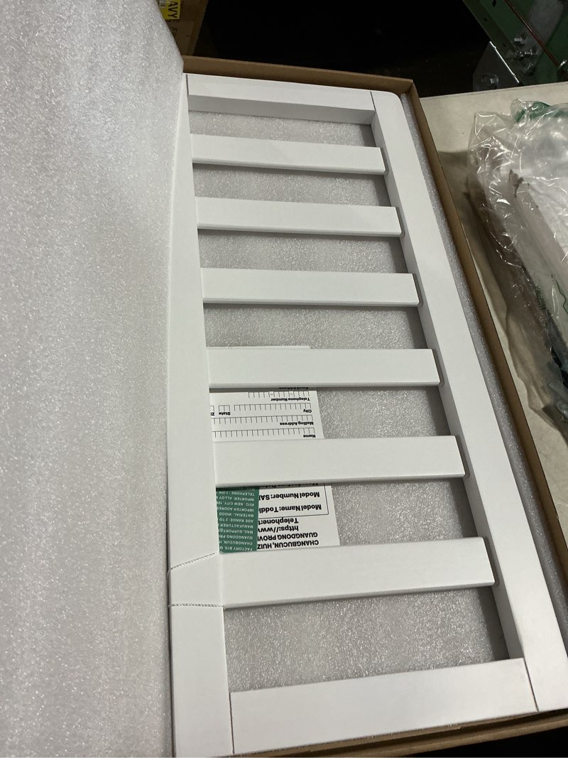 Condition photo showing Good Condition for Toddler Safe Guardrail Compatible with Delta Children Convertible Crib, Crib Rail for Prevent Toddler from Rolling Off The Bed, White
