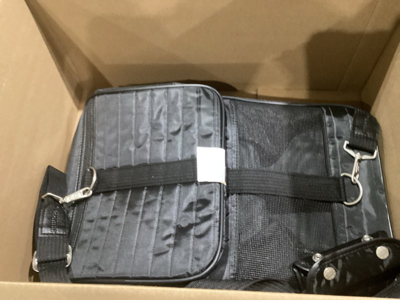 Condition photo showing Good Condition for Sherpa Original Deluxe Travel Pet Carrier, Airline Approved - Black, Large 19.0"L x 11.8"W x 11.5"H