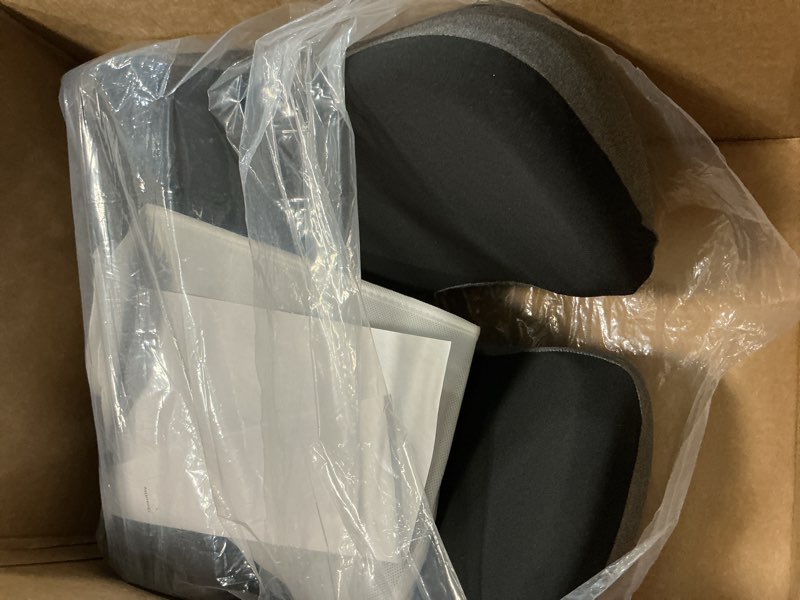 Condition photo showing Good Condition for anzhixiu wheelchair seat cushion, deep u relieve sciatica, back, coccyx, hemorrhoids pain- slope curve office chair cushion for long sitting time- black/gray