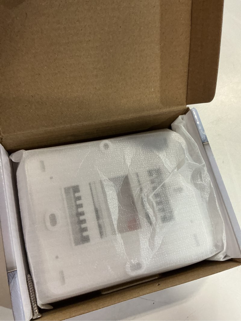 Condition photo showing Good Condition for upgraded digital non-programmable thermostat for home 1 heat/1 cool single stage system, with temperature & humidity monitor and large blue lcd display