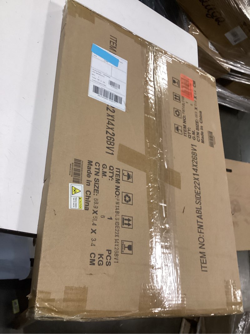 Condition photo showing Good Condition for ((SIMILAR))C Shaped Sofa Side End Table with Hardwood Surface, for Eating, Working and Writing in Living Room, 