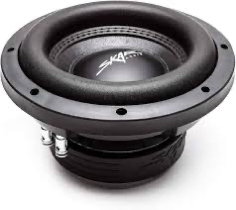 Skar Audio VD-8 D2 8" 600W Max Power Dual 2 Ohm Shallow Mount Car Subwoofer