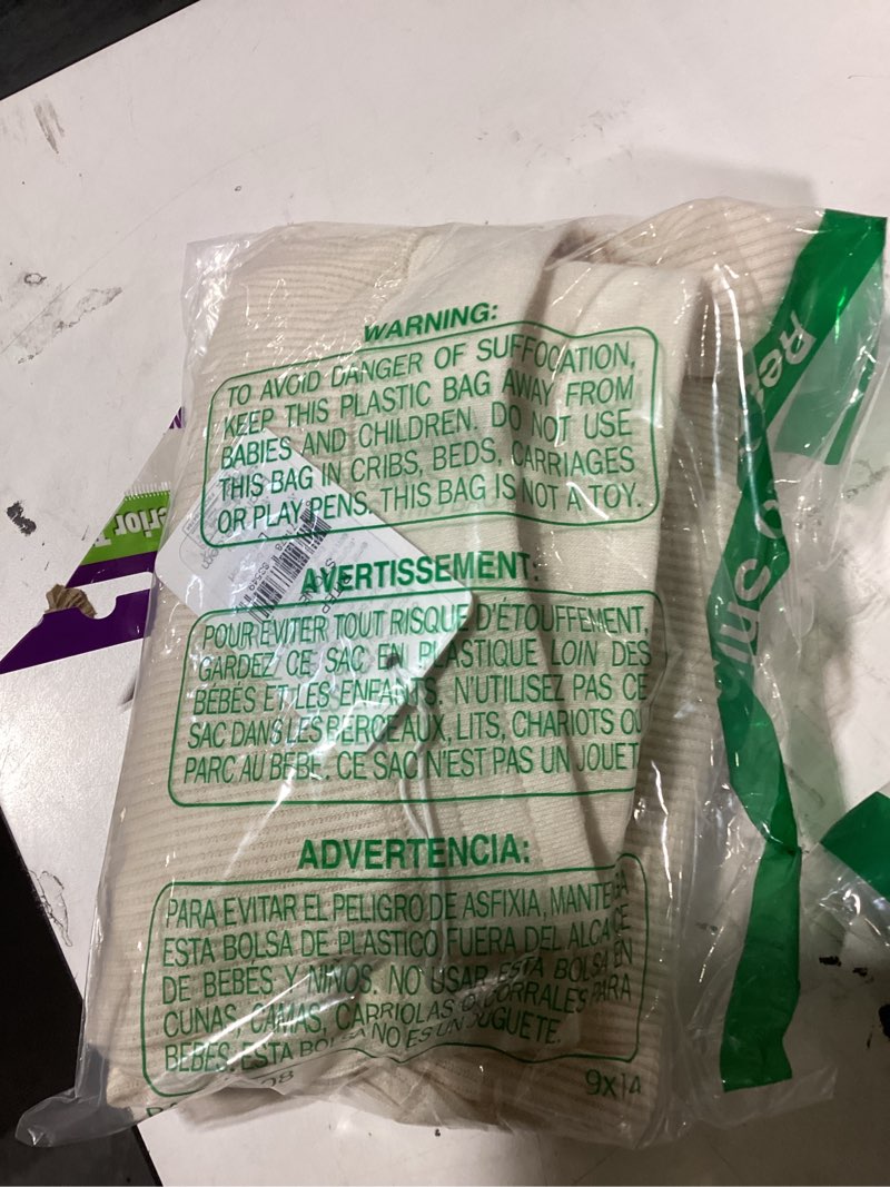 Condition photo showing As Is for cream colorPJ Salvage Women's Textured Essentials Jammie Pant Stone Medium