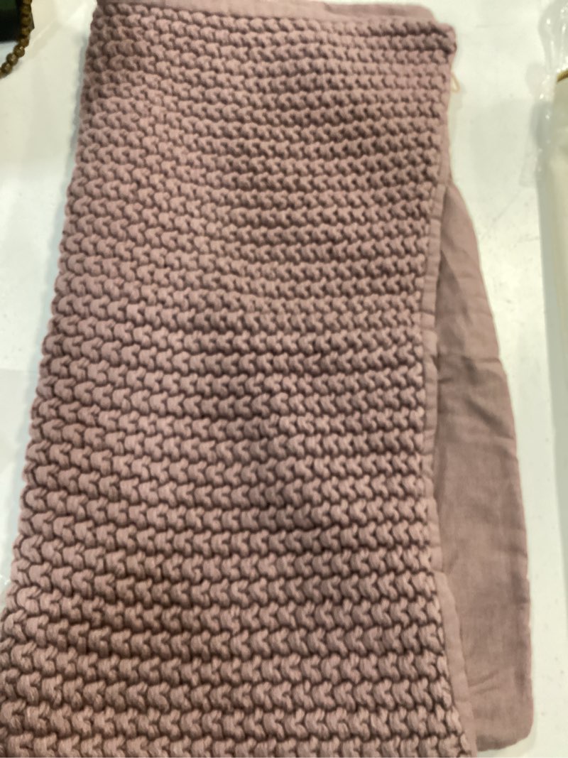 Condition photo showing As Is for cotton fisherman pillow cover