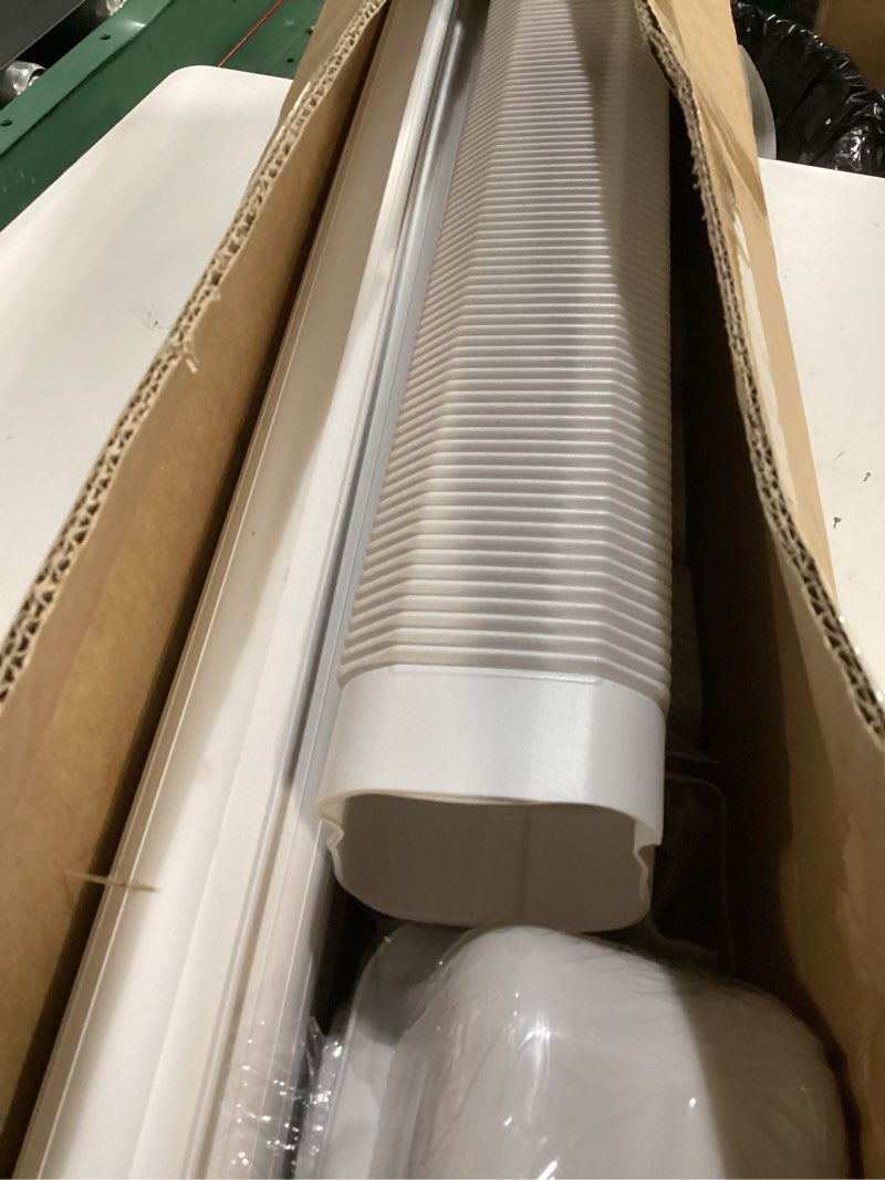 Condition photo showing Good Condition for 4'' 17 ft mini split line cover set kit, ductless pipe cover for mini split line, line set cover for mini split air conditioner, central ac pipe cover white 4" x 17 feet