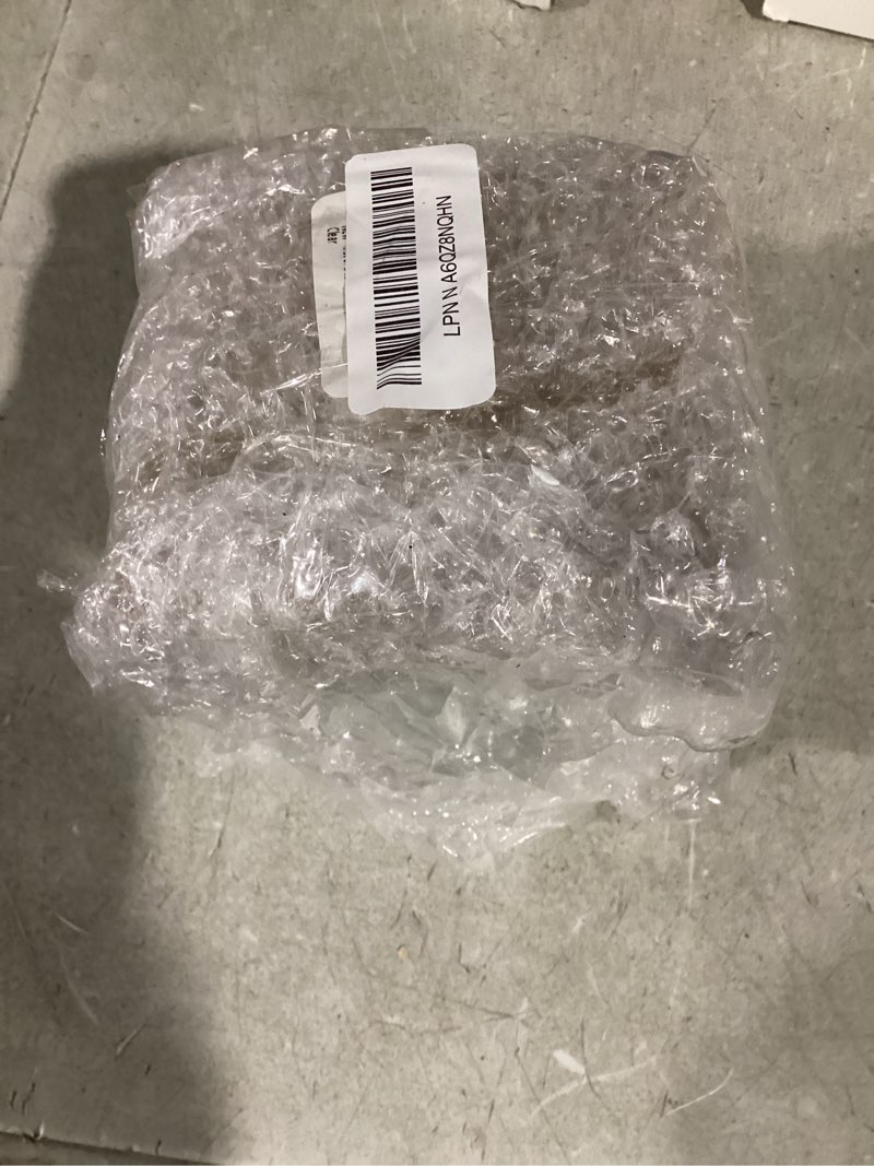 Condition photo showing Good Condition for first of a kind Glass Hurricane Pillar Candle Holder with Rustic Metal Insert Perfect as a Centerpiece 4'' Tall Clear 4" Tall Clear