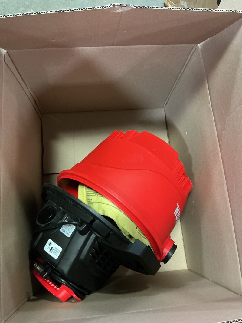 Condition photo showing As Is for CRAFTSMAN CMXEVBE17595 16 Gallon 6.5 Peak HP Wet Dry Vac, Heavy-Duty Shop Vacuum Wet and Dry with Filter, Dust Bag, Hose and Attachments for Home Projects & Renovations