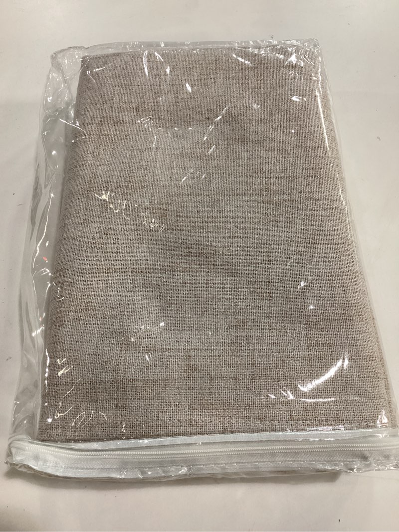 Condition photo showing New/Like New for EMEMA Beige Linen Blackout Curtains 84 inch Length 2 Panels for Bedroom Living Room Thermal Insulated 100% Black Out Linen Drapes Room Darkening Curtains Luxury Decor for Window, 52 x 84 Inch Beige 52"W x 84"L (Pack of 2)