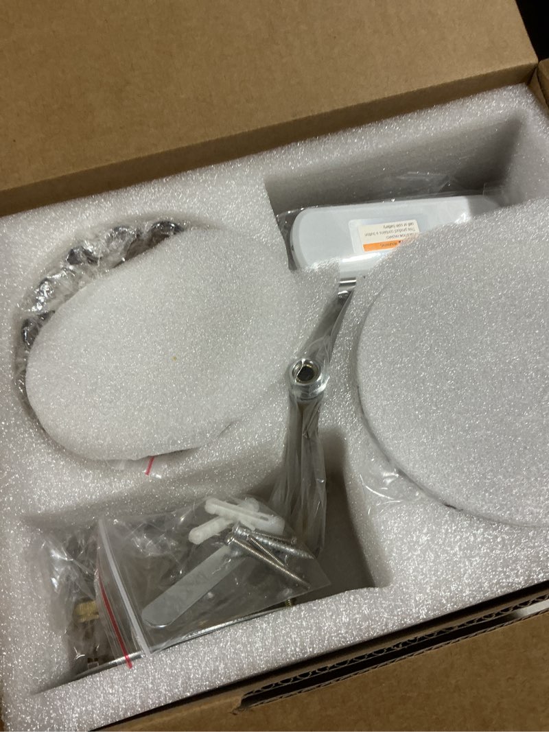 Condition photo showing Good Condition for Battery Operated Wall Sconce, 2-Lights Vinatge Brass Wall Lighting with Amber Tluip Shade Rechargeable Bulb with Remote for Living Room, Bedroom Amber 1 pack