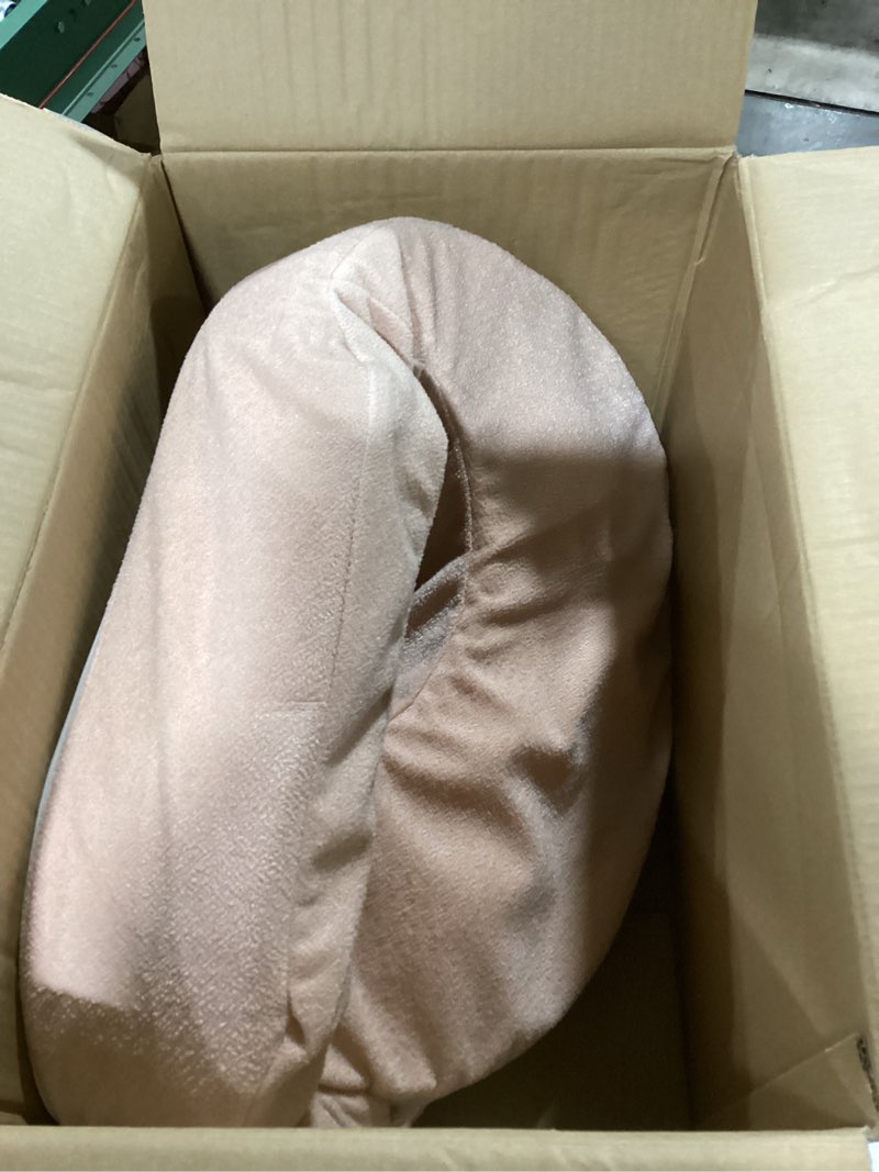 Condition photo showing Good Condition for My Brest Friend Nursing Pillow - Deluxe - Enhanced Comfort w/ Slipcover - Ergonomic Breastfeeding Pillow For Ultimate Support For Mom & Baby - Adjustable Pillow W/ Handy Side Pocket, Soft Rose