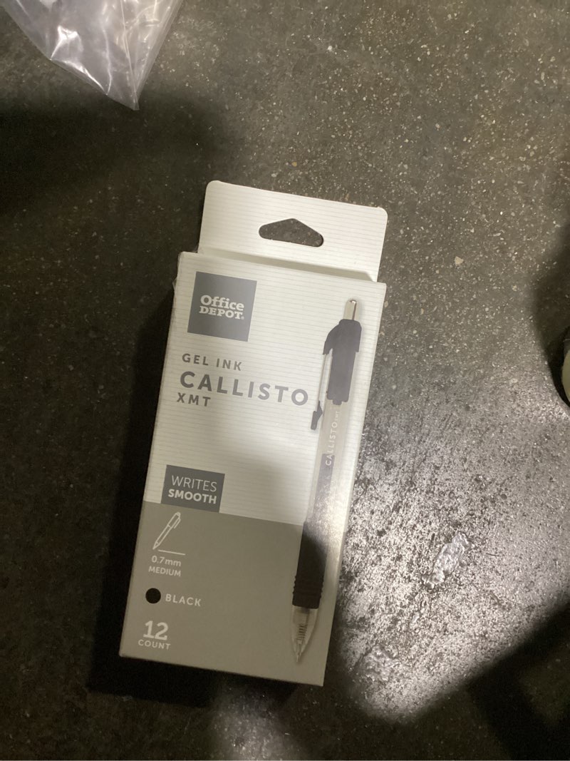 Condition photo showing Good Condition for office depot gel ink callisto xmt 12 count