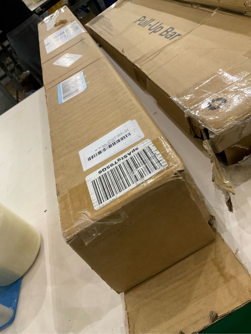 Condition photo showing As Is for Ceiling Curtain Track, Curtain Track with Roller Hooks, 6ft - 9ft Ceiling Mounted Rail Set for Room Divider, White 6ft - 9ft White