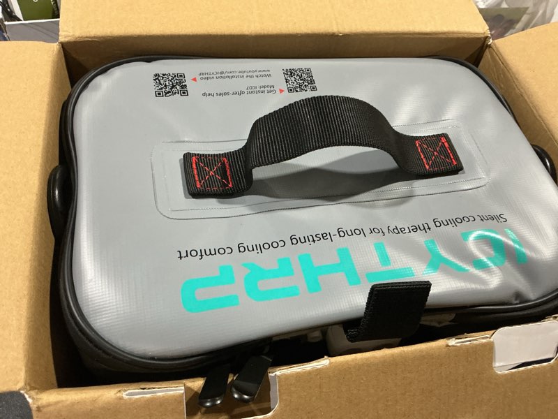 Condition photo showing Good Condition for icythrp ice machine for ankle after surgery, cold therapy machine with programmable timer, replacement recovery system, cryotherapy pain relief with ankle-specific pad ankle pad+machine