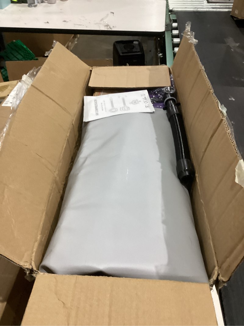 Condition photo showing As Is for Air Mat Tumble Track, Gymnastics Mats Tumbling Track with Electric Air Pump for Home Use Cheerleading Training Kids Gym Yoga Purple 10ftx3.3ftx4inch