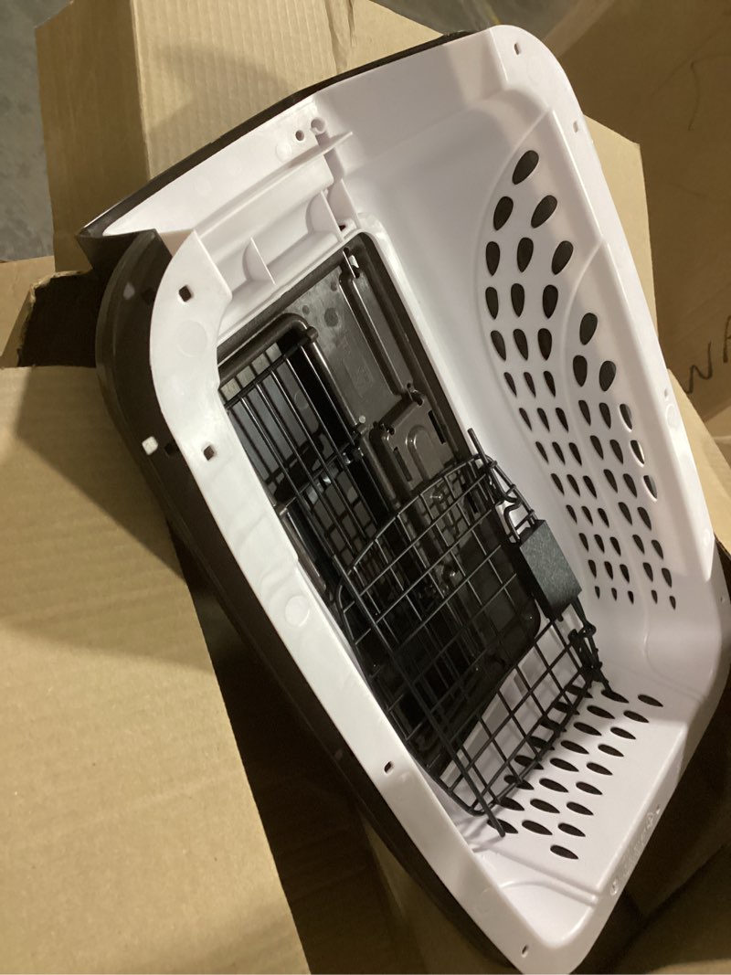 Petmate Dog Crates for Small Dogs & Cat Carriers, Two-Door Plastic Pet Kennel, Top & Front Loading, 