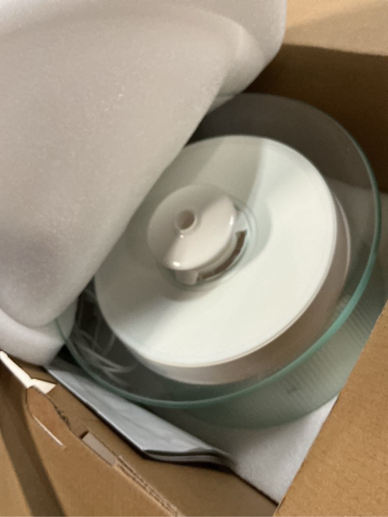 Condition photo showing Good Condition for glass smart pet water fountain,cat drinking water fountain bowl no filter,battery operated filterless pet water fountain