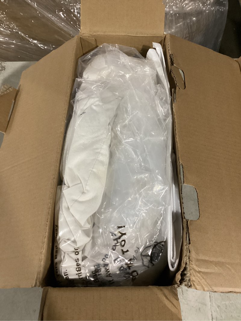 Condition photo showing Good Condition for l lovsoul goose feather down fiber comforter queen size, 100% organic cotton fabric duvet insert,1200tc,750+fill power, hotel collection, all season white bedding comforters with 8 tabs queen(90x90inches) white/all season