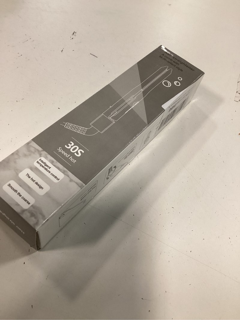 Condition photo showing New/Like New for Mini Flat Iron Hair Straightener 1/3 Inch Pencil Flat Iron for Women Portable Travel Straightener and Curler 2 in 1 for Short Hair Beard and Pixie Cut with Adjustable Temp (Rose Gold)