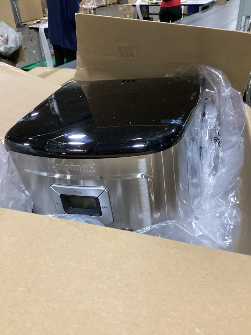 Condition photo showing As Is for Cuisinart 14-Cup Coffee Maker, Programmable PerfecTemp Glass Carafe Coffee Machine with 1-4 Cup Setting, Brew Strength Control and Pause, Stainless Steel, DCC-3200NAS 14-Cup Glass Stainless Steel