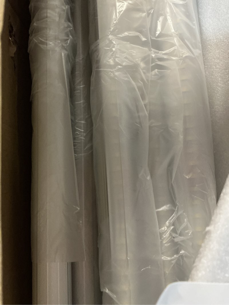 Condition photo showing Good Condition for 30-Pack T8 LED Bulbs 4 Foot Tube Light, 4ft LED Shop Garage Warehouse Light, 20W 5000K 2600LM Daylight White, Fluorescent Lights Tube Replacement, Ballast Bypass, Dual-end Powered, Clear Cover Clear Cover, 30pack