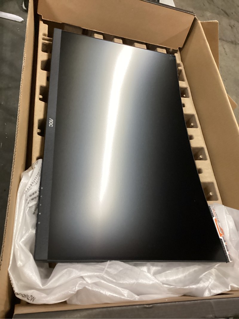 Condition photo showing As Is for ( incomplete) AOC C27G4ZH 27\" Curved Frameless Ultra-Fast Gaming Monitor, FHD 1080p, 0.3ms 280Hz, HDMI/DP, Height Adjustable, 3-Year Zero Dead Pixel Guarantee, Black, Xbox PS5 Switch Compatible 27 inch 280Hz