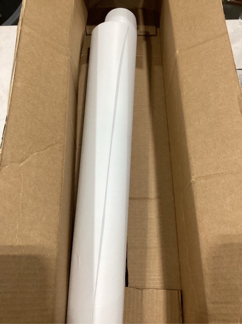 Condition photo showing As Is for Dimoon Wallpaper 393"x23.6" Thicken Widen White Peel and Stick Wallpaper Tables Cabinets Solid Pure White Stick Peel Contact Paper Waterproof White Self Adhesive Wallpaper Removable Shelf Vinyl Roll