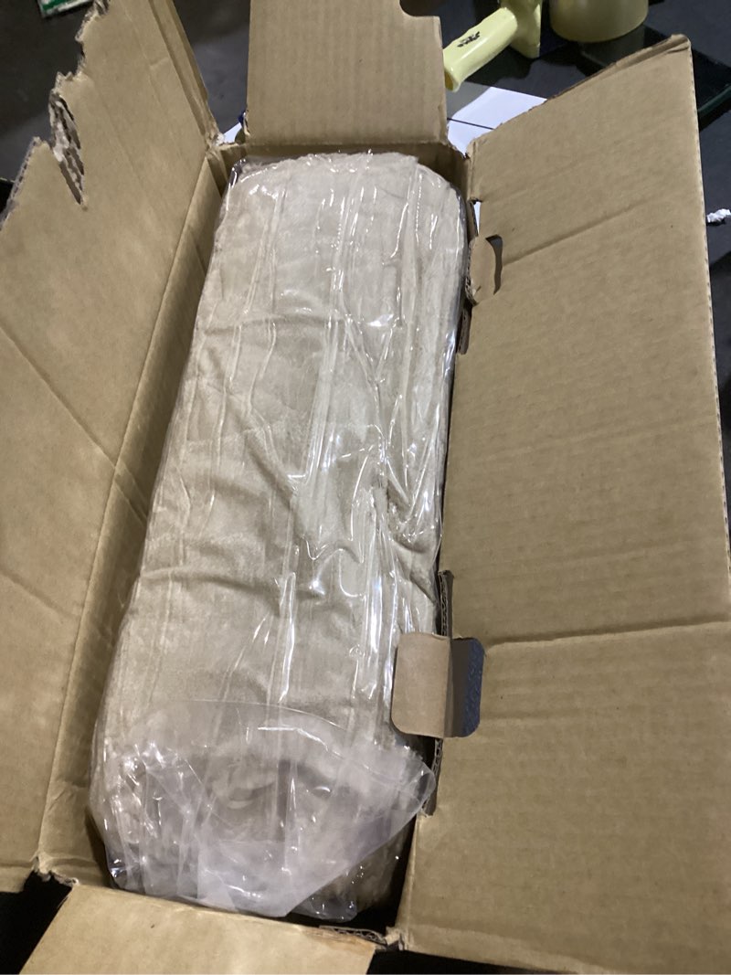 Condition photo showing New/Like New for phf fluffy sherpa fleece queen comforter set, 3 pieces warm fuzzy soft bedding for winter, 3d tufted flannel plush shaggy bed set, 1 comforter (90"x90") and 2 pillowcases (20"x26"), khaki khaki queen