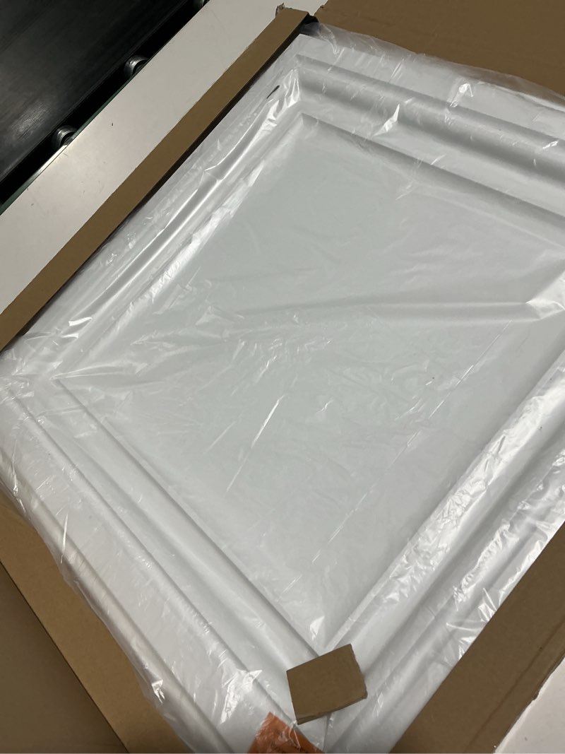 Condition photo showing Good Condition for art3d pvc ceiling tiles, 2'x2' plastic sheet in white (12-pack) 24"x24" white 1 12