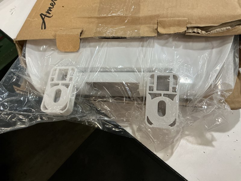 Condition photo showing Good Condition for american standard 5503a00b.020 transitional elongated toilet seat soft close, white elongated front