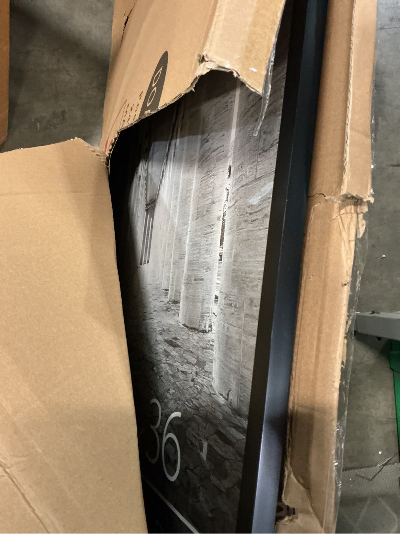 Condition photo showing As Is for DOAI ART 24x36 Poster Frame Black 2 Pack, Poster Frames 24 x 36 inches or 24x36 Picture Frames with HD Plexiglass for Horizontal or Vertical Wall Mounting, Durable Scratch-proof Safe and Artistic Black 24x36 2Pack