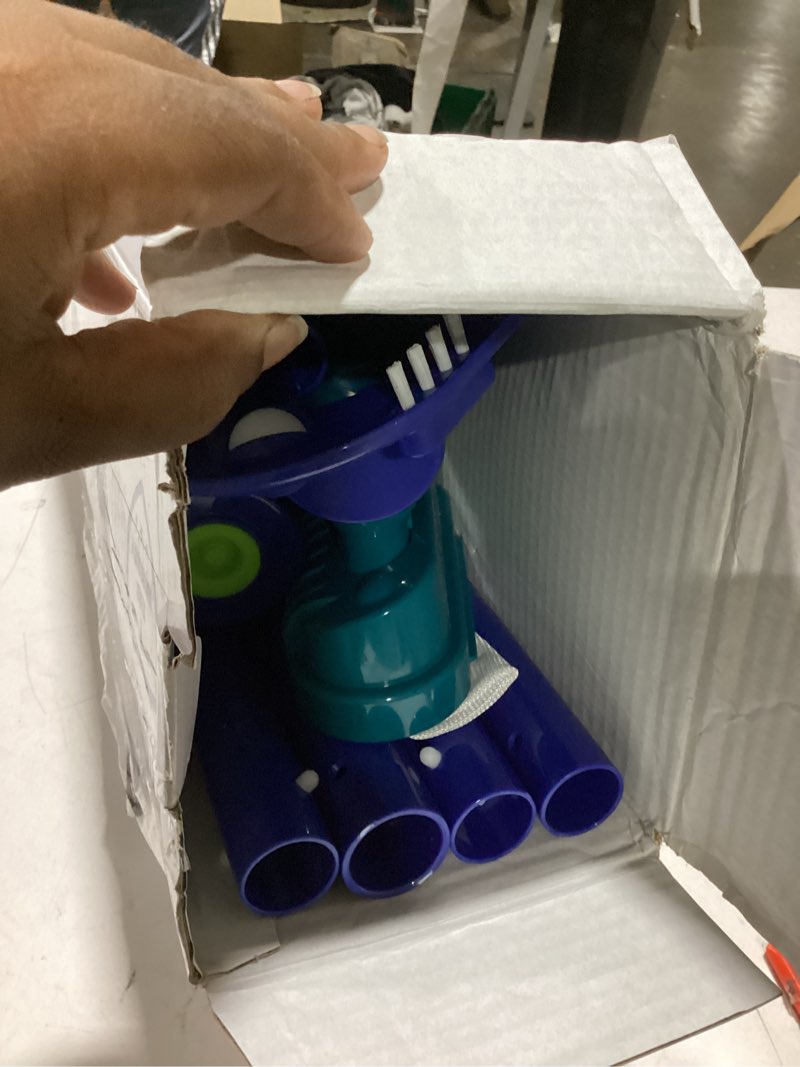 Condition photo showing As Is for blue wave® pool blaster® fusion™ pv-5 hand-held lithium cleaner