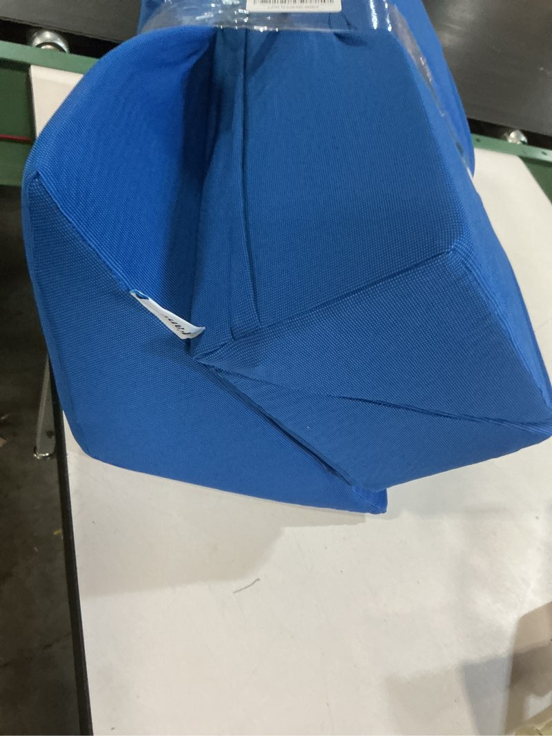 Condition photo showing Good Condition for Fanwer Positioning Wedge Pillow for Side Sleeping (3 in 1), 40 Degree Triangle Bed Wedges & Body Positioners for Back Pain, Preventing Bedsores, After Surgery, Knees Elevated, Pregnancy Blue