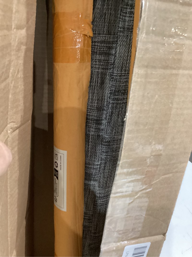 Condition photo showing Good Condition for delamu office chair mat for hardwood floor, 30"×48" non-slip pvc woven desk chair mat, heavy duty hard floor protector for rolling chair, office desk chair mats, light gray 30" x 48" light gray
