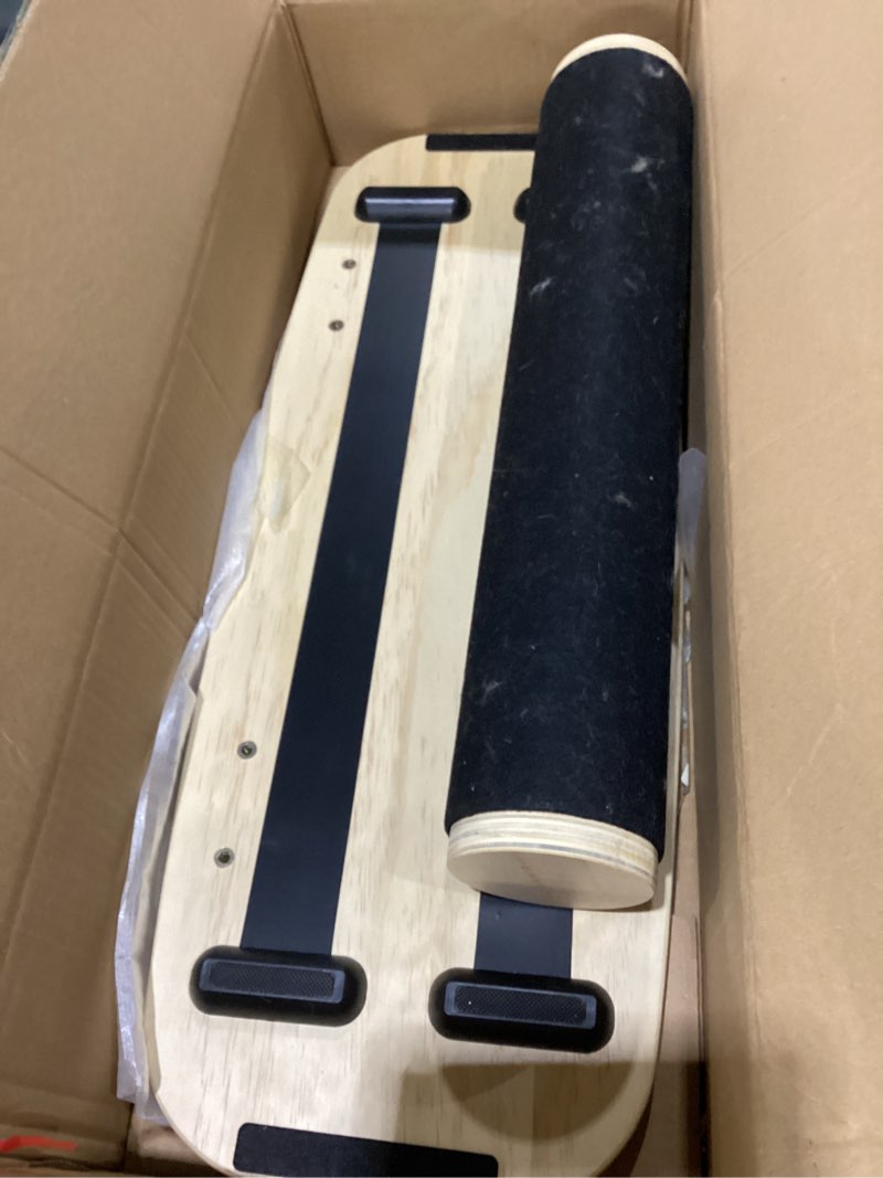Condition photo showing Good Condition for yes4all balance board sports trainer, surf trainer board with adjustable stoppers, improve core strength and balance control a. gray/black