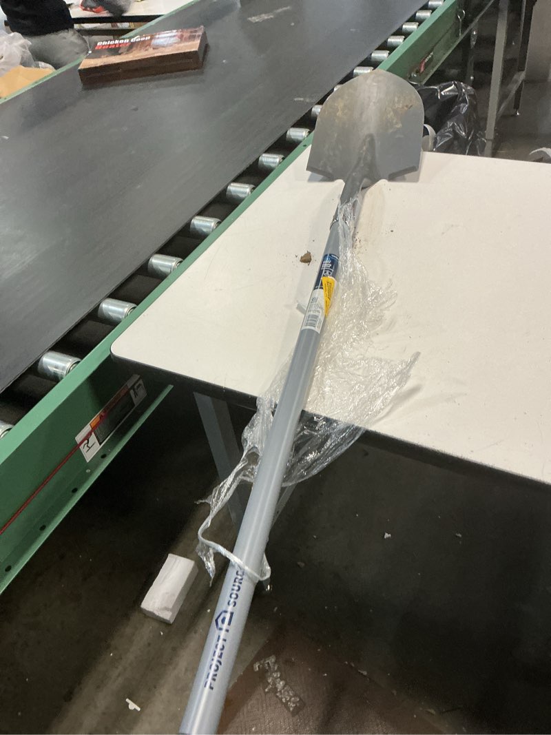 Condition photo showing As Is for project source 40-in fiberglass handle digging shovel