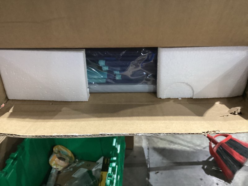 Condition photo showing New/Like New for Delta Children Design and Store 6 Bin Toy Organizer, Grey/Blue Grey/Blue Organizer