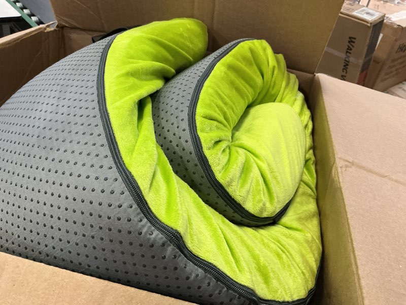 Condition photo showing Good Condition for HOMBYS 3 INCH Thick Waterproof Memory Foam Camping Mattress for Outdoor Sleeping, Portable Roll Up Mattress Pad Mat for Travel Truck Bed Tent Cot Size-72"x24"x3" Green