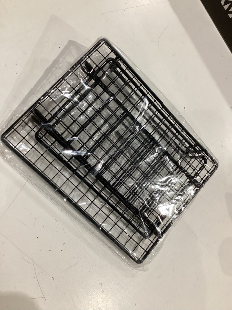 Condition photo showing New/Like New for bnosdm 4 pcs sugar glider toy stainless steel platform squirrel perch with climbing ladder small animals cage accessories for guinea pig, chinchillas, gerbils, mice, rats, mouse black