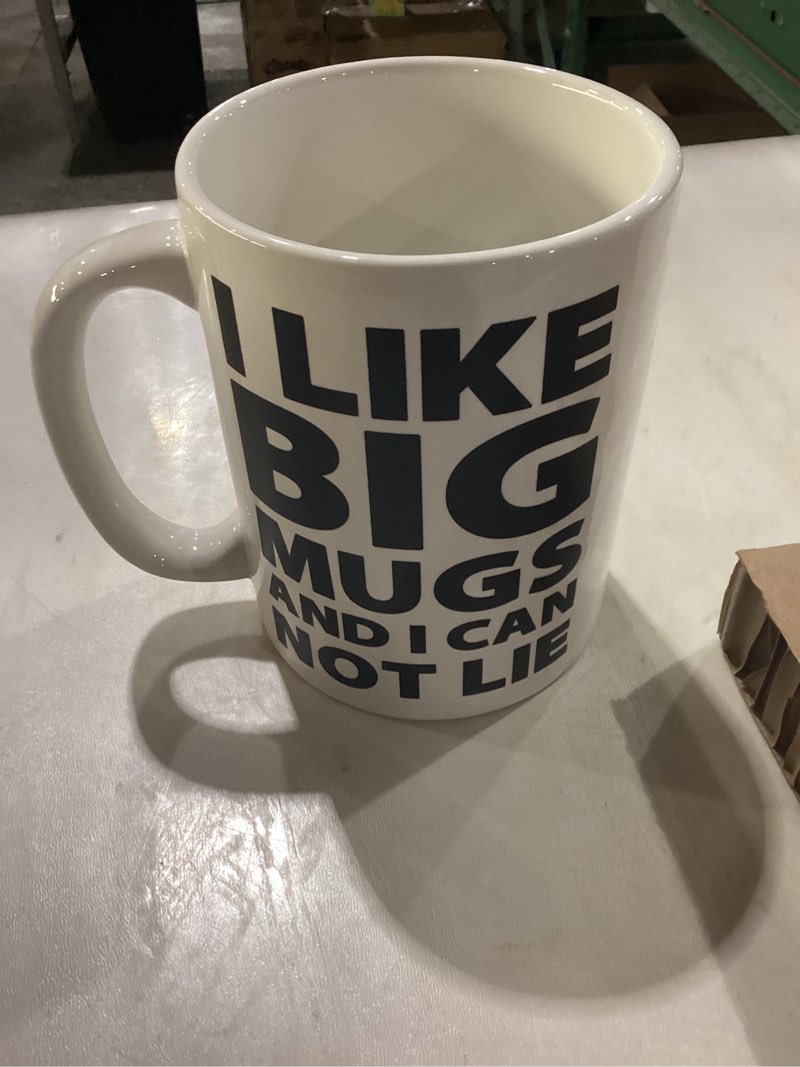 Condition photo showing New/Like New for BigMouth Inc BMMU-0010"I Like Big Mugs" Gigantic Coffee Mug