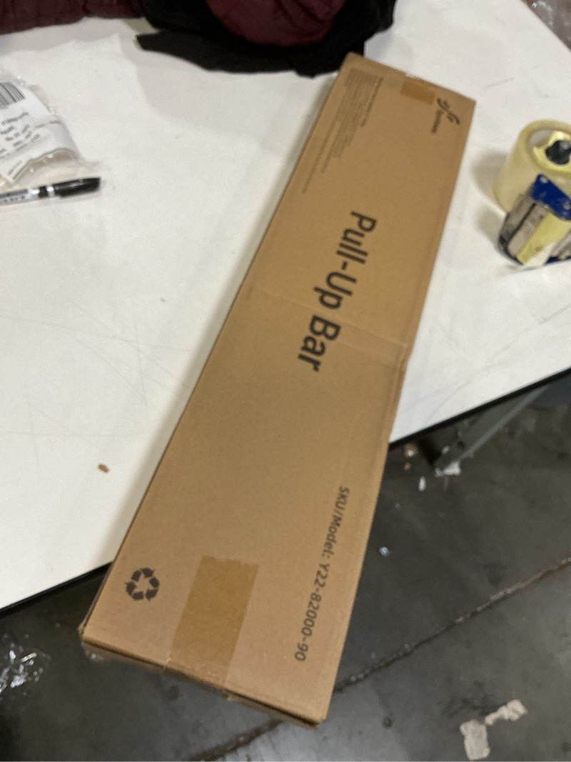 Condition photo showing New/Like New for Sportneer Pull Up Bar: Strength Training Chin up Bar without Screws - Adjustable 29.5''-37'' Width Locking Mechanism Pull-up Bar for Doorway - Max Load 440lbs for Home Gym Upper Body Workout, Non-slip